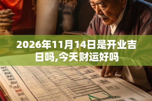 2026年11月14日是开业吉日吗,今天财运好吗 2026年11月14日是开业吉日吗,今天财运好吗