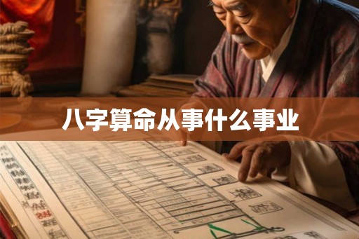 八字算命从事什么事业 八字算命从事什么事业