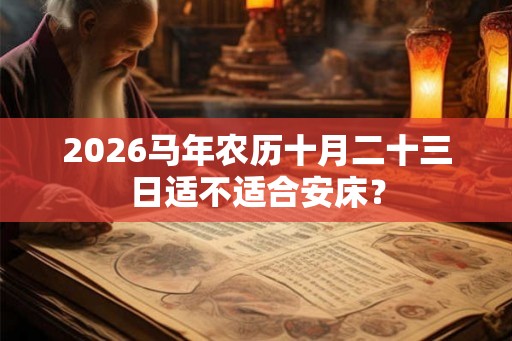 2026马年农历十月二十三日适不适合安床？