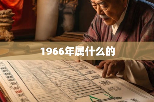 1966年属什么的