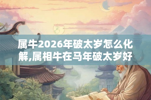 属牛2026年破太岁怎么化解,属相牛在马年破太岁好吗