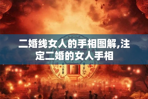 二婚线女人的手相图解,注定二婚的女人手相 二婚线女人的手相图解,注定二婚的女人手相
