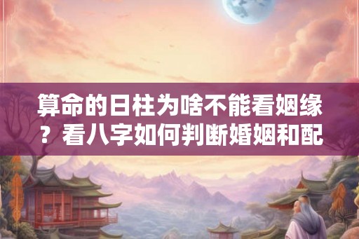 算命的日柱为啥不能看姻缘？看八字如何判断婚姻和配偶状况