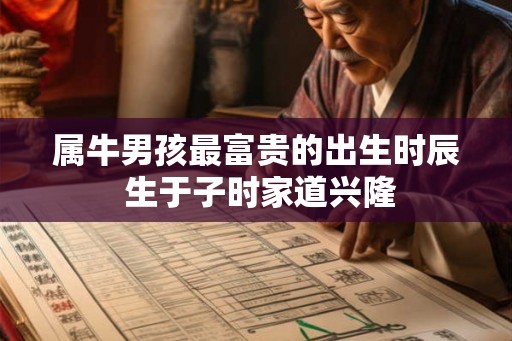 属牛男孩最富贵的出生时辰 生于子时家道兴隆 属牛男孩最富贵的出生时辰 生于子时家道兴隆