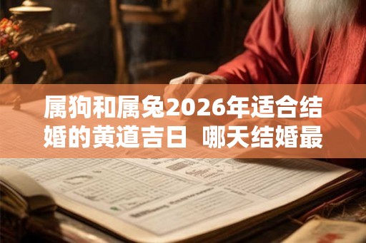 属狗和属兔2026年适合结婚的黄道吉日  哪天结婚最吉利