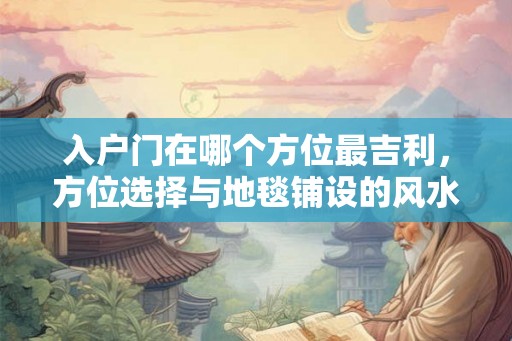 入户门在哪个方位最吉利，方位选择与地毯铺设的风水讲究