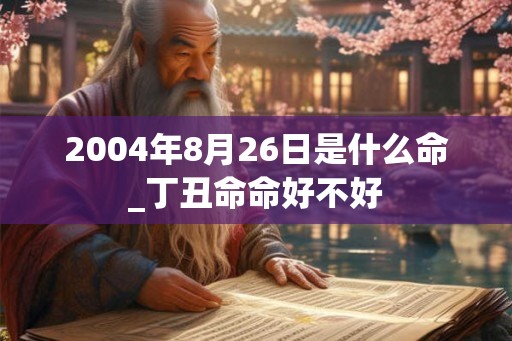 2004年8月26日是什么命_丁丑命命好不好 2004年8月26日是什么命_丁丑命命好不好
