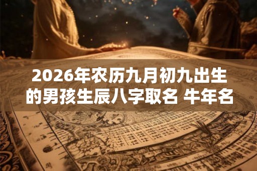 2026年农历九月初九出生的男孩生辰八字取名 牛年名字推荐