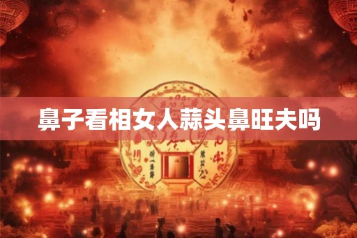鼻子看相女人蒜头鼻旺夫吗 鼻子看相女人蒜头鼻旺夫吗