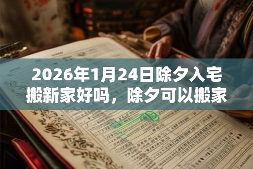 2026年1月24日除夕入宅搬新家好吗,除夕可以搬家吗? 2026年1月24日除夕入宅搬新家好吗,除夕可以搬家吗?