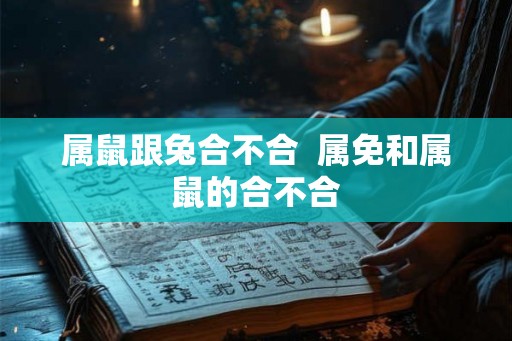 属鼠跟兔合不合  属免和属鼠的合不合