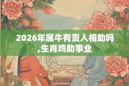 2026年属牛有贵人相助吗,生肖鸡助事业