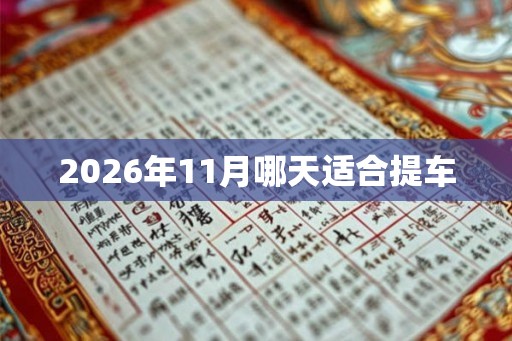 2026年11月哪天适合提车 2026年11月哪天适合提车