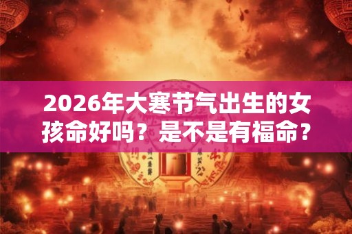 2026年大寒节气出生的女孩命好吗？是不是有福命？