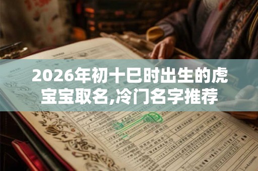 2026年初十巳时出生的虎宝宝取名,冷门名字推荐 2026年初十巳时出生的虎宝宝取名,冷门名字推荐