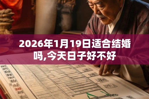 2026年1月19日适合结婚吗,今天日子好不好