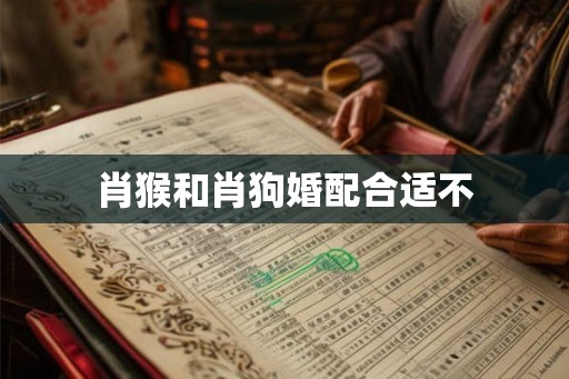 肖猴和肖狗婚配合适不
