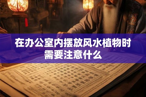 在办公室内摆放风水植物时需要注意什么 在办公室内摆放风水植物时需要注意什么