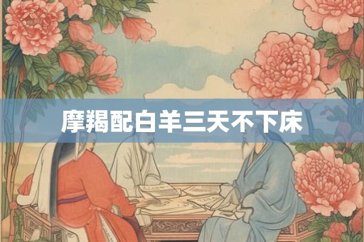摩羯配白羊三天不下床