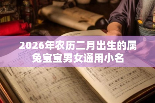 2026年农历二月出生的属兔宝宝男女通用小名 2026年农历二月出生的属兔宝宝男女通用小名