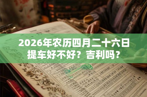 2026年农历四月二十六日提车好不好？吉利吗？