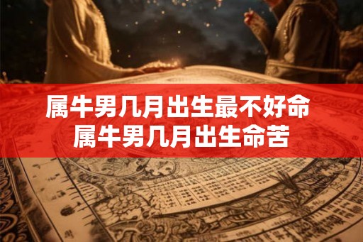 属牛男几月出生最不好命 属牛男几月出生命苦