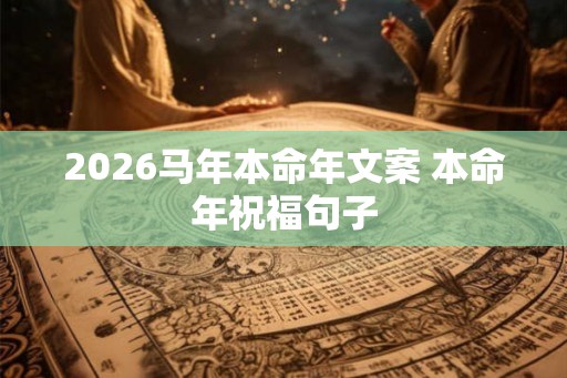 2026马年本命年文案 本命年祝福句子