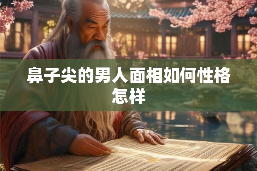 鼻子尖的男人面相如何性格怎样