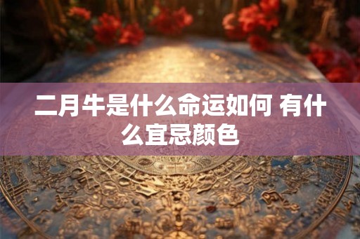 二月牛是什么命运如何 有什么宜忌颜色