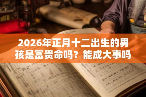 2026年正月十二出生的男孩是富贵命吗？能成大事吗？
