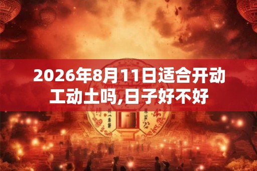 2026年8月11日适合开动工动土吗,日子好不好 2026年8月11日适合开动工动土吗,日子好不好