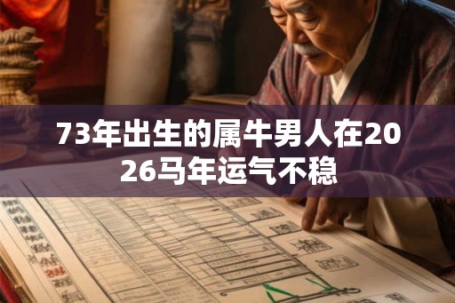 73年出生的属牛男人在2026马年运气不稳