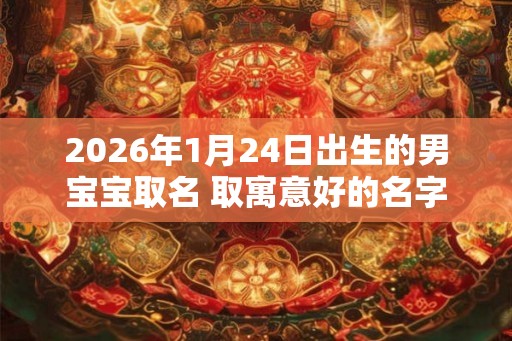 2026年1月24日出生的男宝宝取名 取寓意好的名字