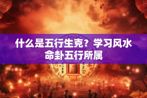 什么是五行生克？学习风水命卦五行所属