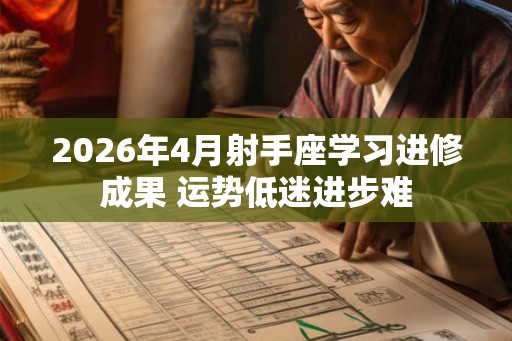 2026年4月射手座学习进修成果 运势低迷进步难