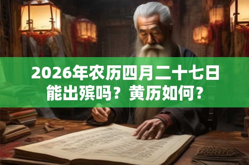 2026年农历四月二十七日能出殡吗？黄历如何？