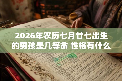 2026年农历七月廿七出生的男孩是几等命 性格有什么优缺点