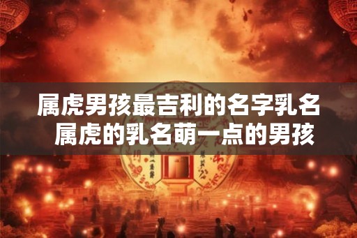 属虎男孩最吉利的名字乳名  属虎的乳名萌一点的男孩