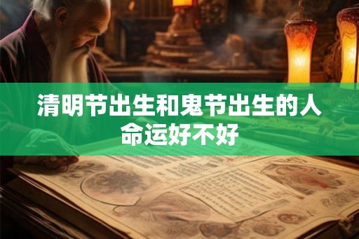 清明节出生和鬼节出生的人命运好不好 清明节出生和鬼节出生的人命运好不好