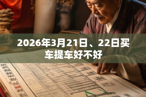 2026年3月21日、22日买车提车好不好