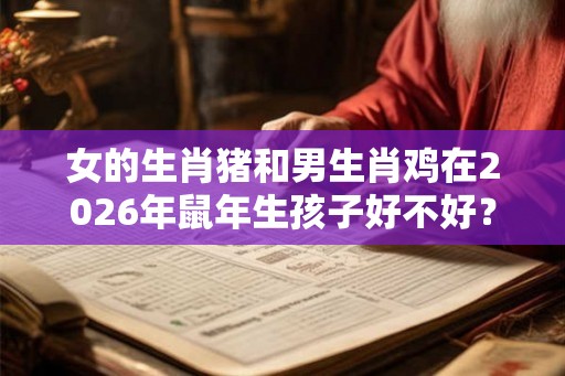 女的生肖猪和男生肖鸡在2026年鼠年生孩子好不好？