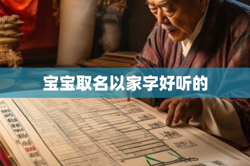 宝宝取名以家字好听的