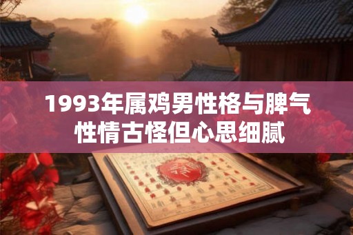 1993年属鸡男性格与脾气 性情古怪但心思细腻
