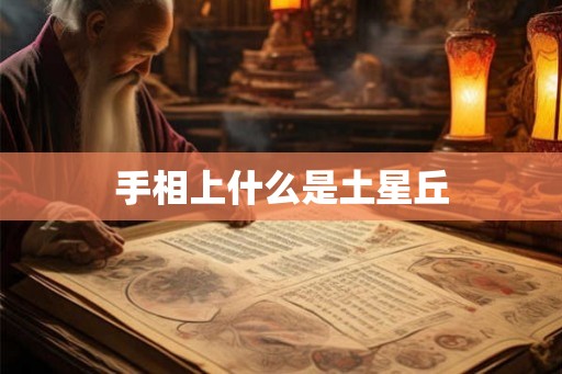 手相上什么是土星丘