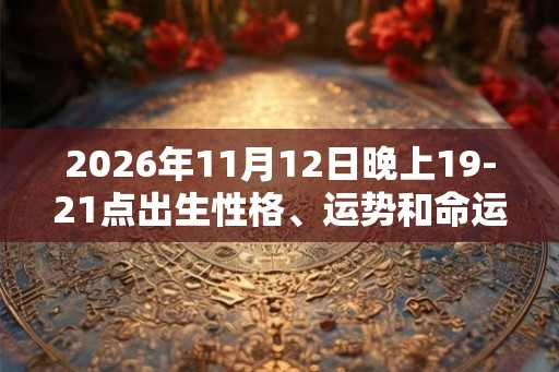 2026年11月12日晚上19-21点出生性格、运势和命运