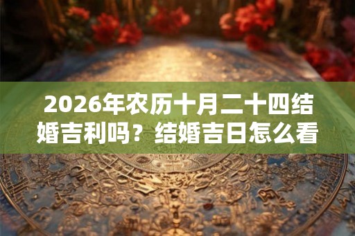 2026年农历十月二十四结婚吉利吗？结婚吉日怎么看？
