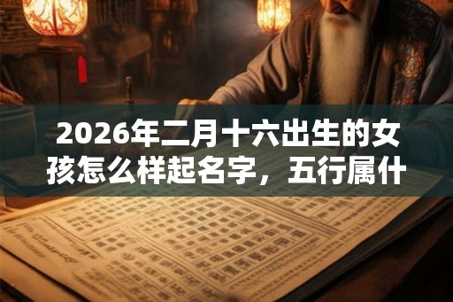 2026年二月十六出生的女孩怎么样起名字,五行属什么 2026年二月十六出生的女孩怎么样起名字,五行属什么