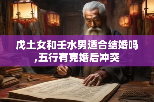 戊土女和壬水男适合结婚吗,五行有克婚后冲突 戊土女和壬水男适合结婚吗,五行有克婚后冲突