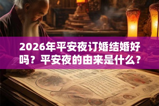 2026年平安夜订婚结婚好吗？平安夜的由来是什么？