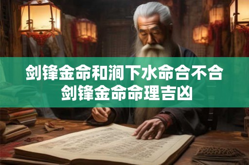 剑锋金命和涧下水命合不合 剑锋金命命理吉凶 剑锋金命和涧下水命合不合 剑锋金命命理吉凶